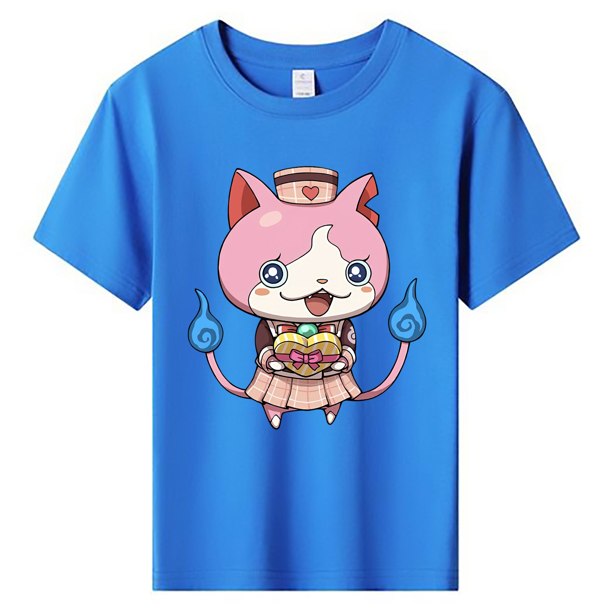 （画像用） 妖怪ウォッチ Yo-kai Watch 綿100％キッズTシャツ（フロントプリント）